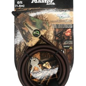 Python Master Lock Security Cable - Camouflaged-0