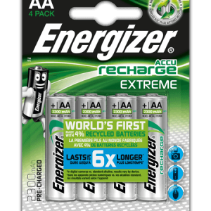 Energizer Extreme Rechargeable AA Battery - 4 Pack-0