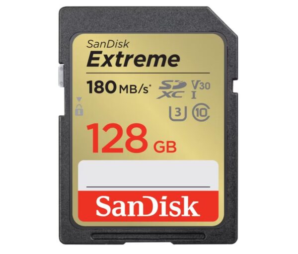 Sandisk Extreme 128GB SD Memory Card