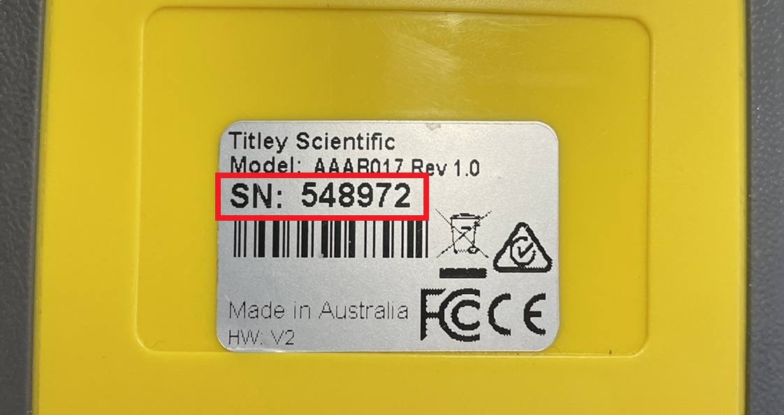 Scout serial number location